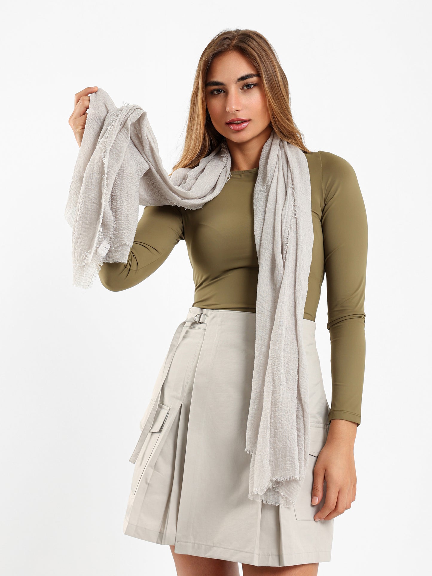 Textured Lightweight Scarf