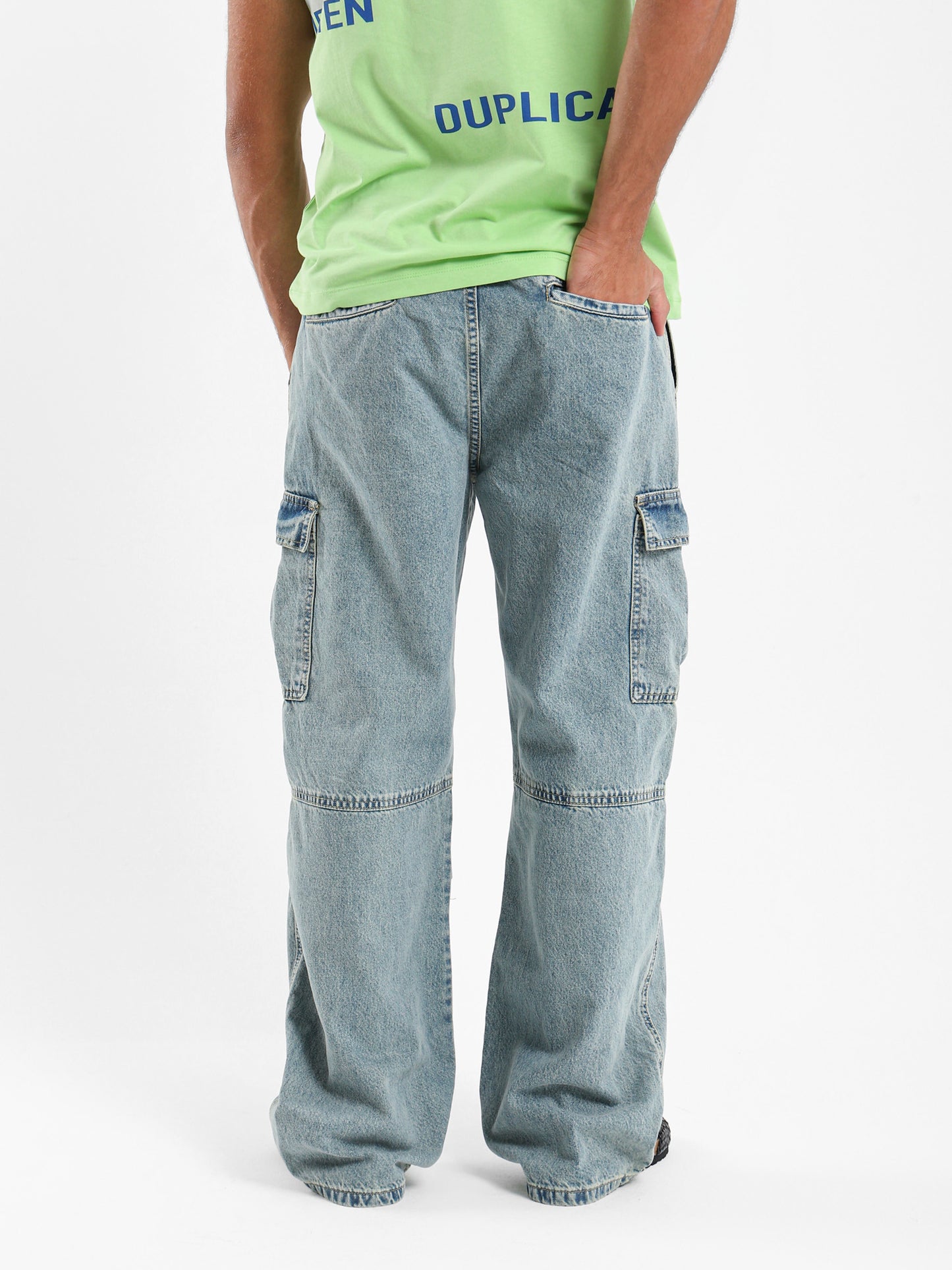 Jogger Jeans with Cargo Pockets