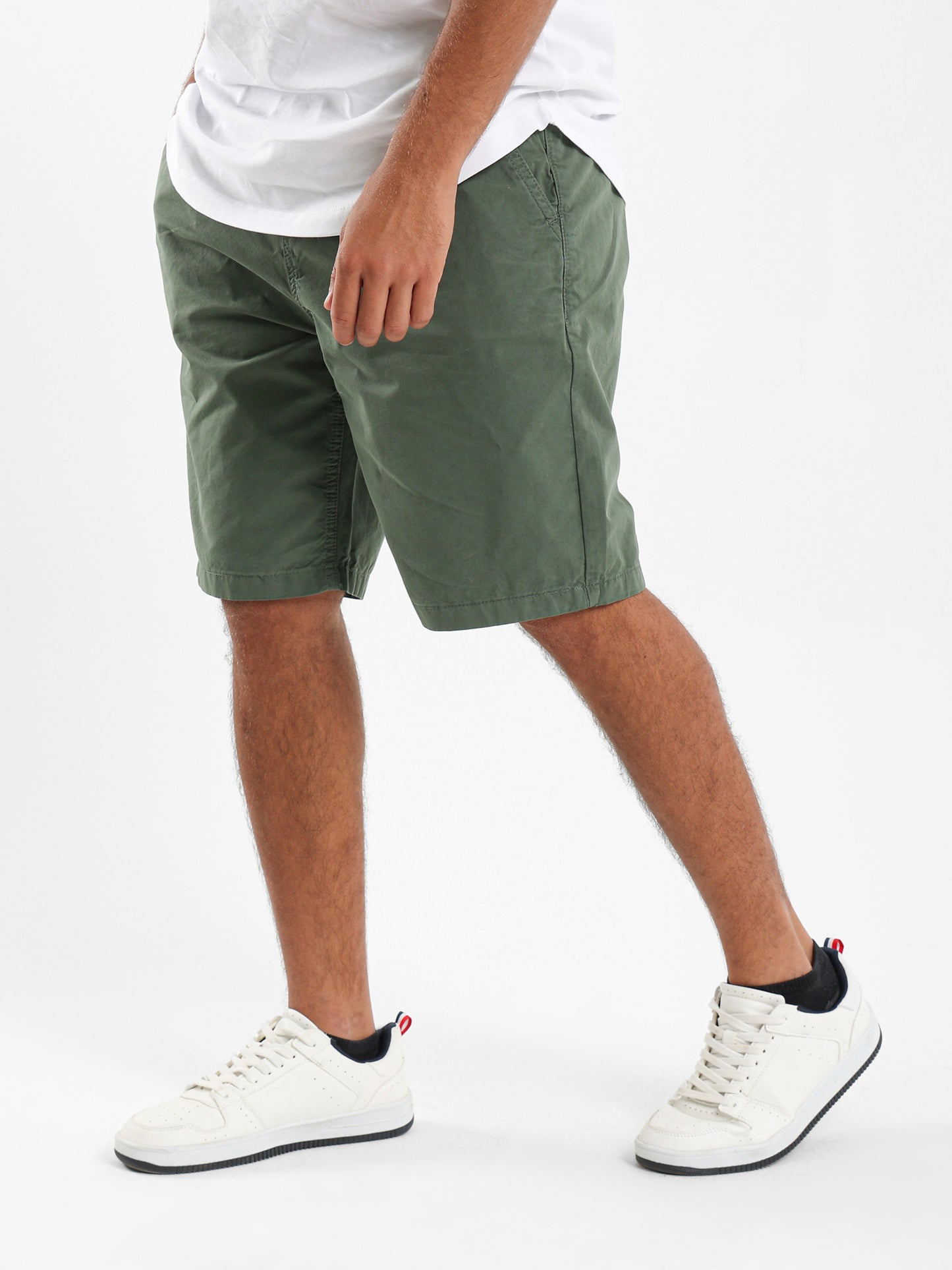 Woven Knee-Length Shorts