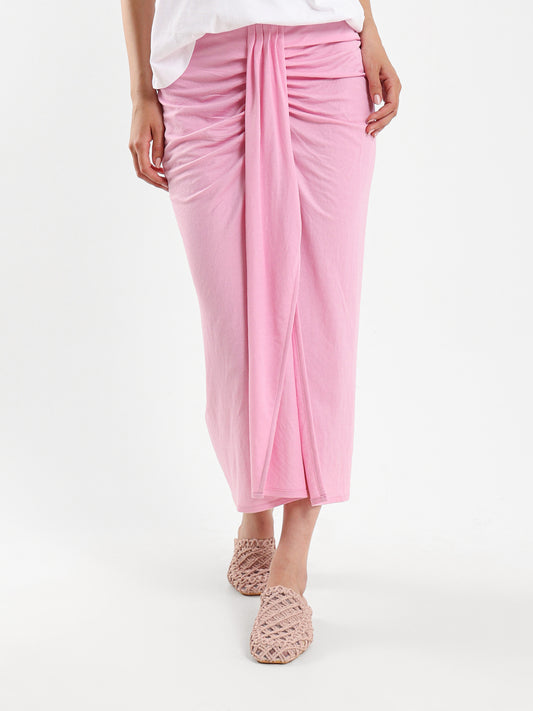 Front Twist Midi Skirt - Outlet