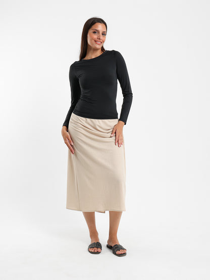 Fitted Basic Long Sleeve Top
