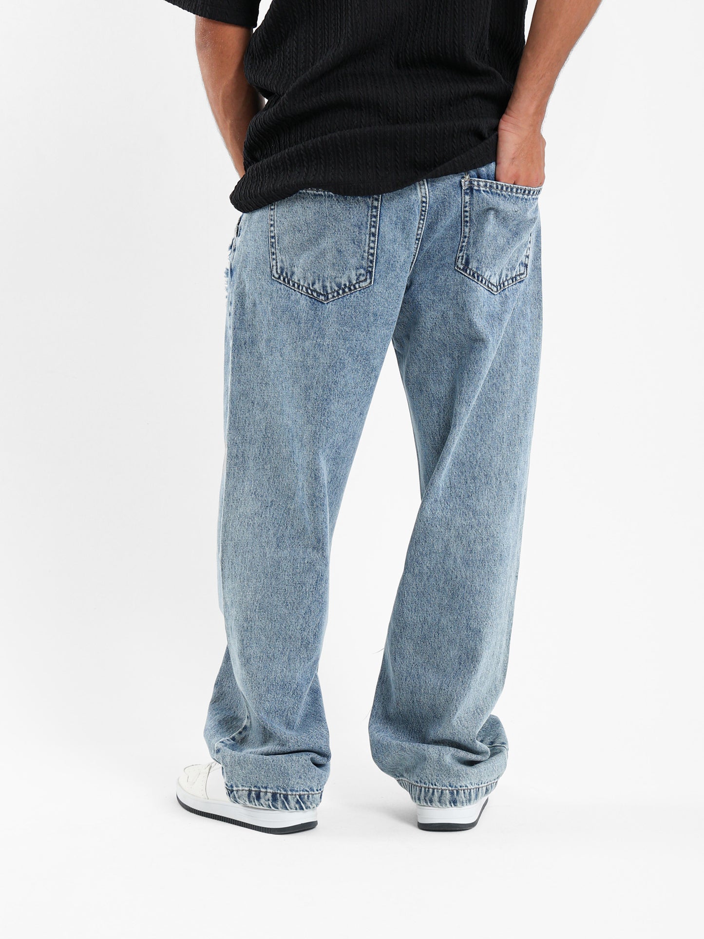 Raw Front Stitching Jeans - Outlet