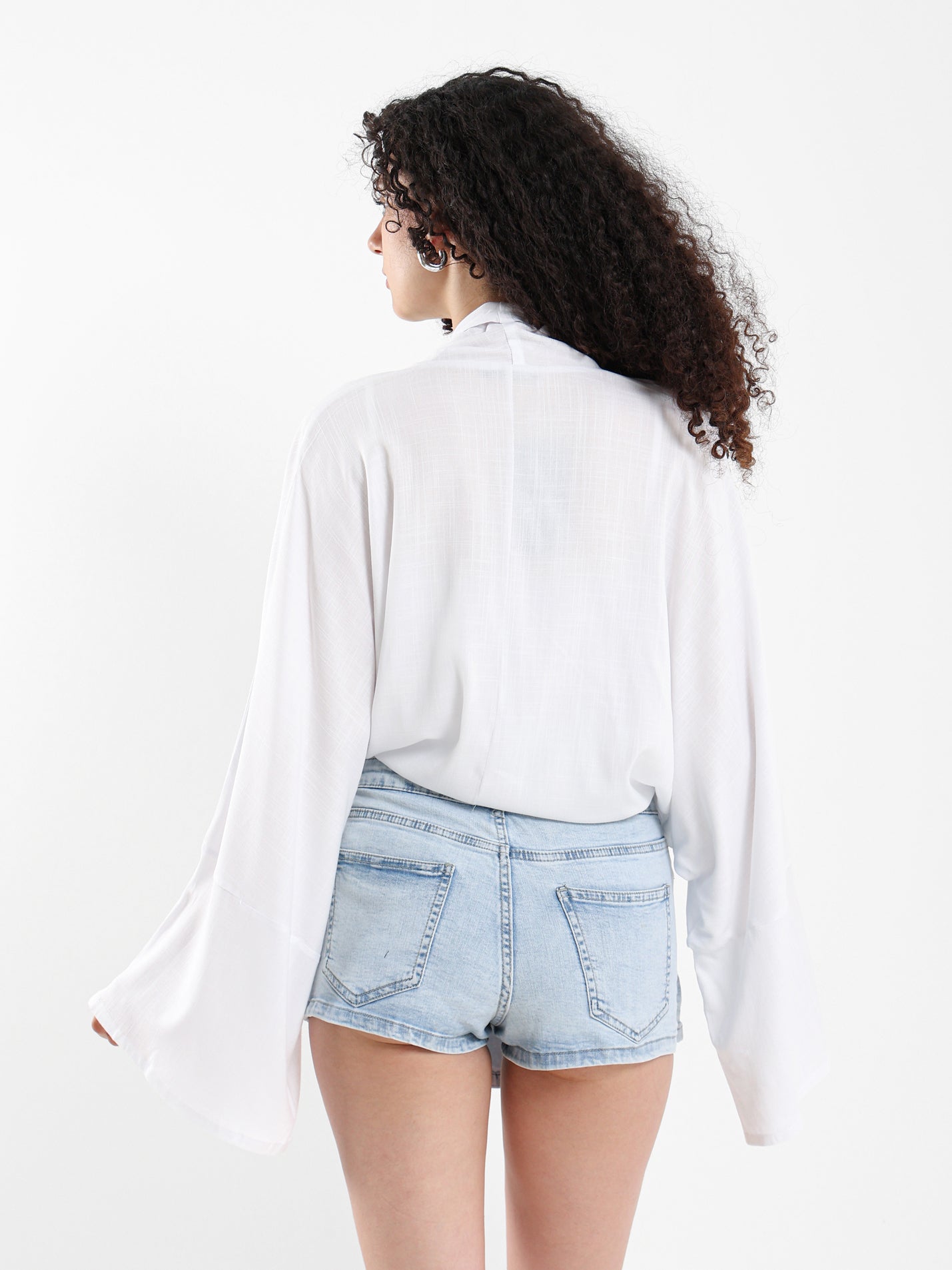 Short Kimono with Front Tie