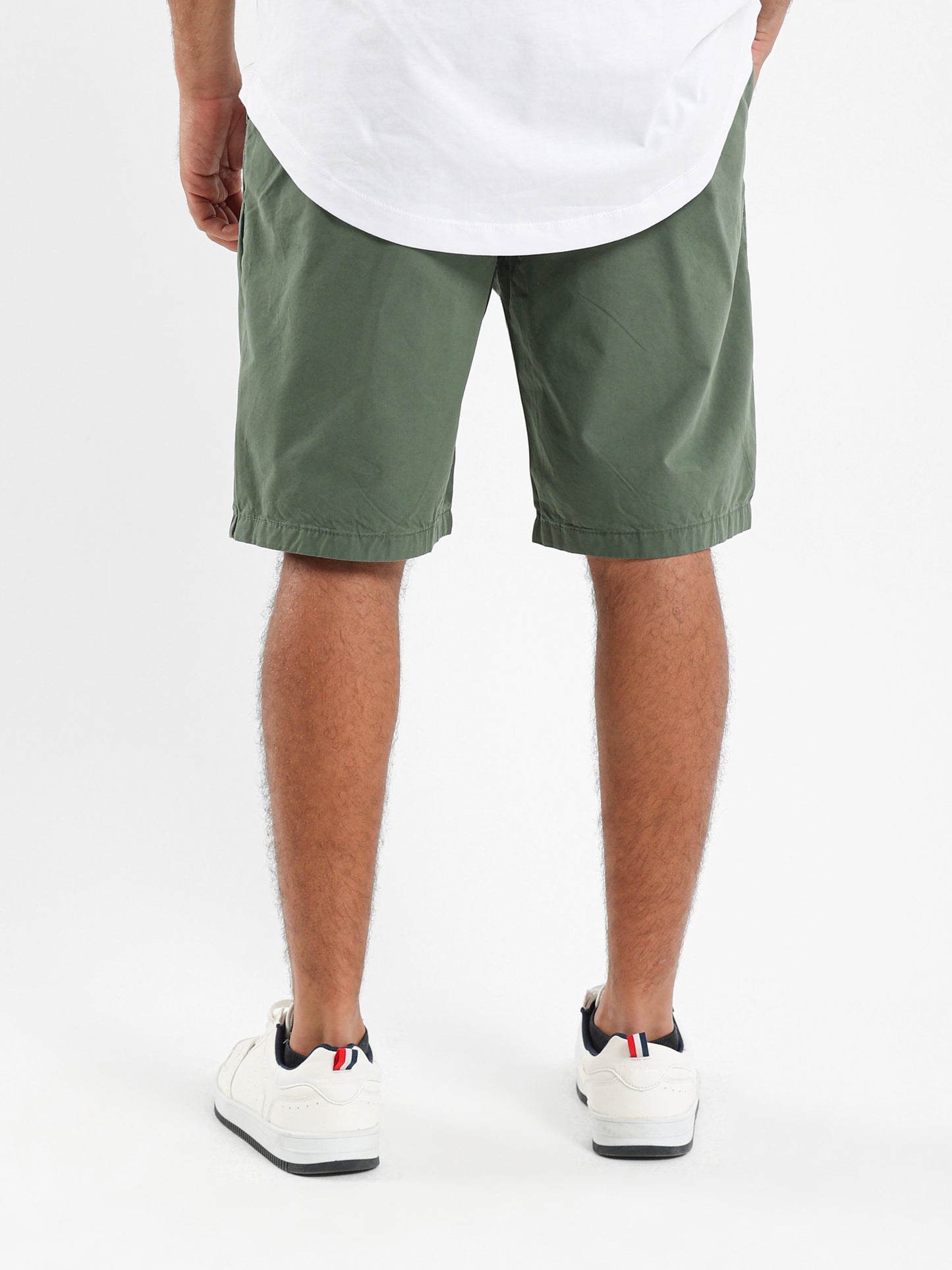 Woven Knee-Length Shorts