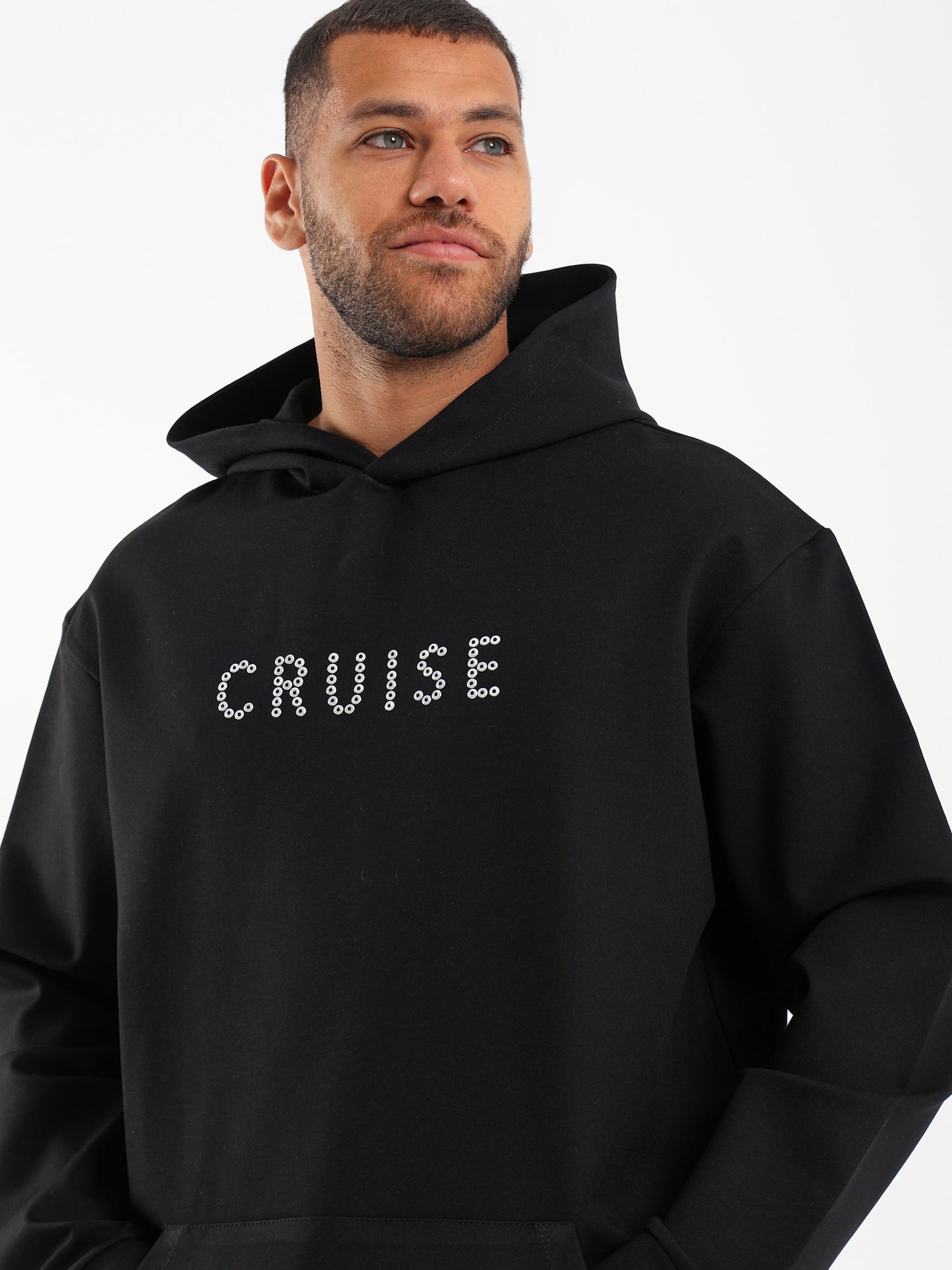 Cruise Eyelet Print Regular Hoodie - Outlet