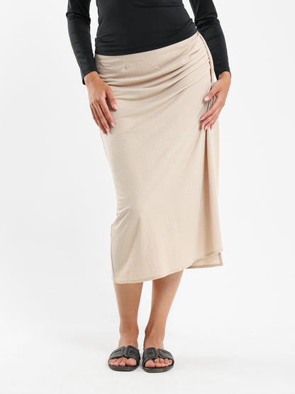 Front Twist Midi Skirt - Outlet