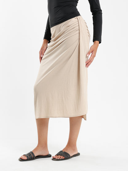 Front Twist Midi Skirt - Outlet