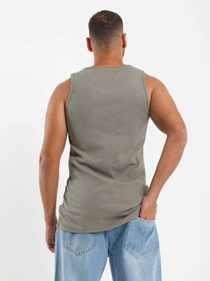 Ribbed Fitted Tank Top