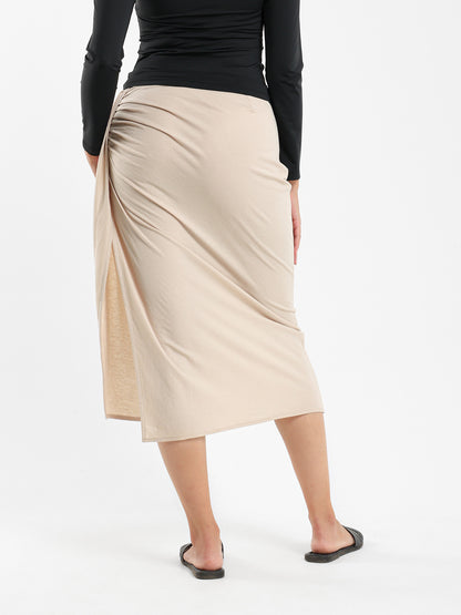 Front Twist Midi Skirt - Outlet