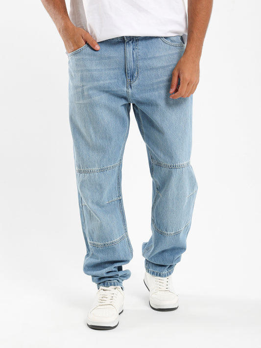 Knee Panel Detail Jeans