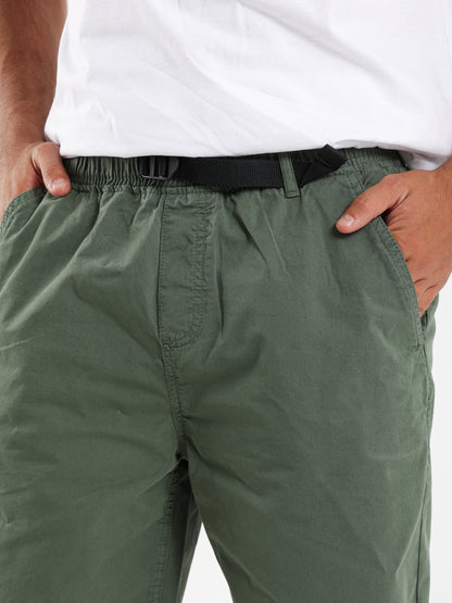 Woven Knee-Length Shorts