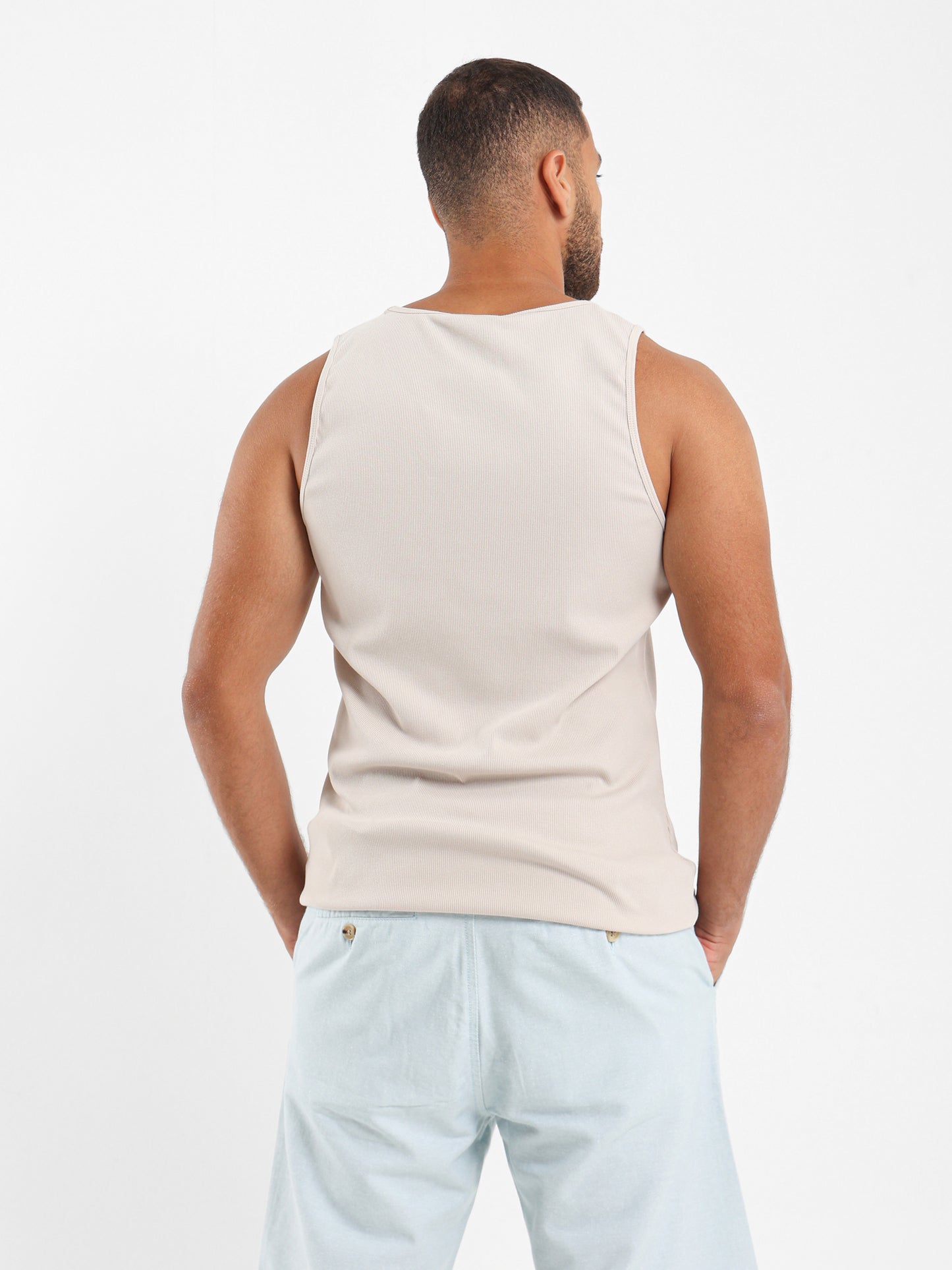 Ribbed Fitted Tank Top