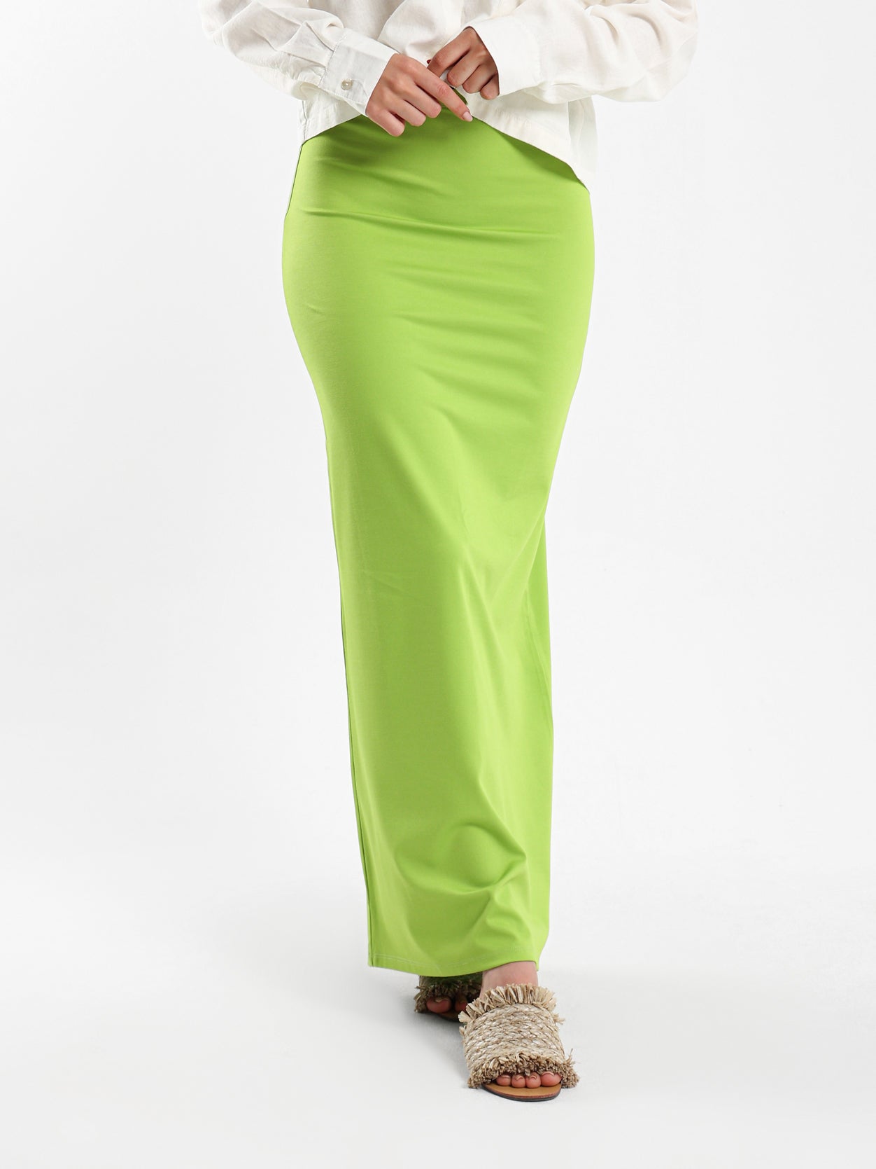 Maxi Skirt with Slit Back - Outlet