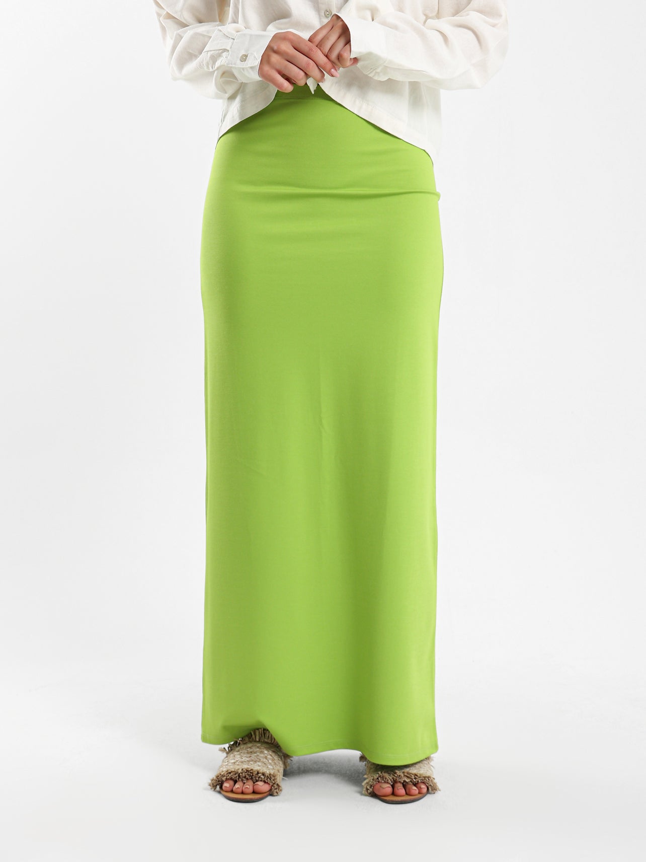 Maxi Skirt with Slit Back - Outlet