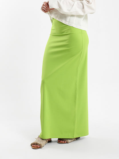 Maxi Skirt with Slit Back - Outlet