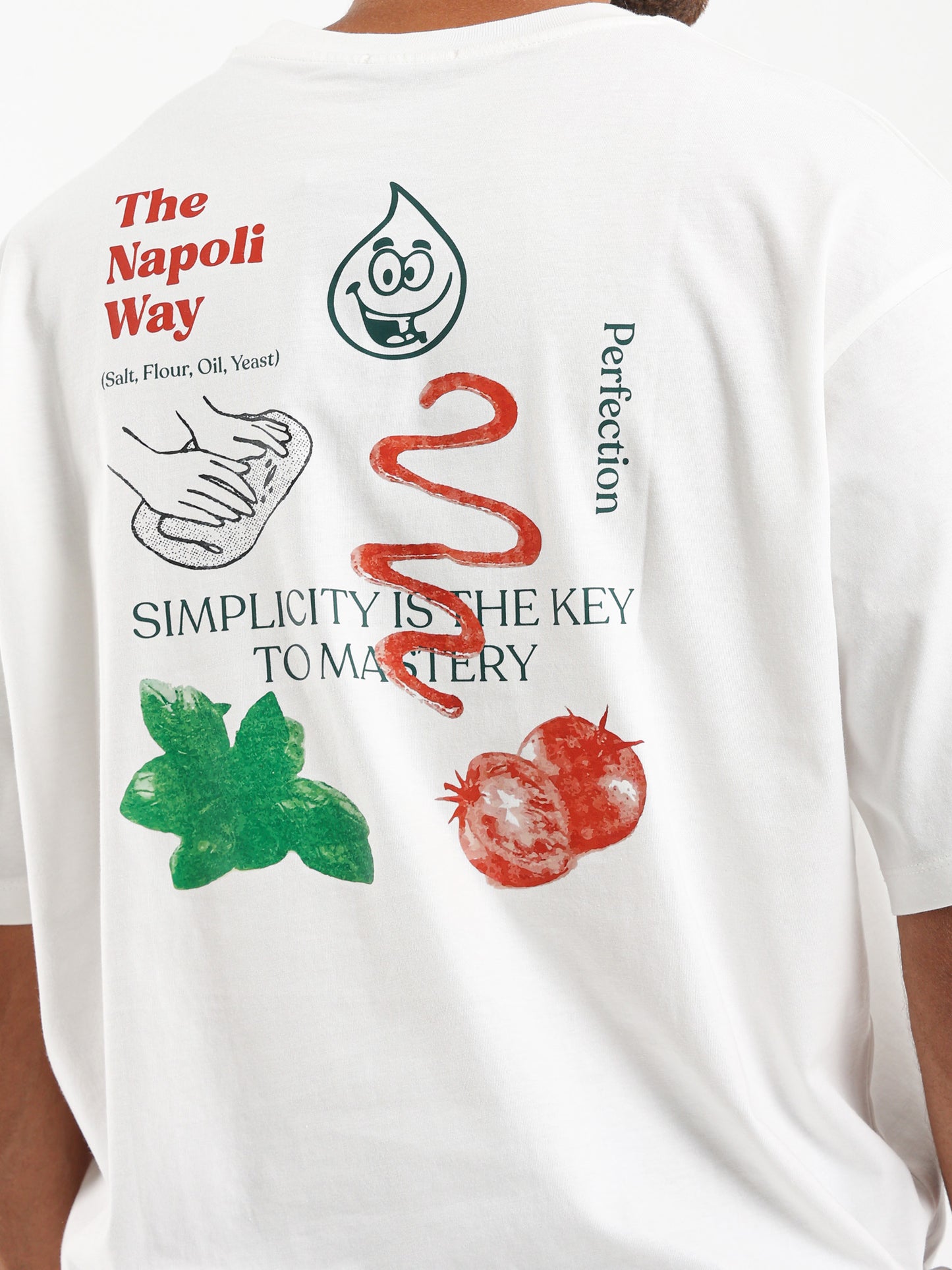 Napoli Way Back Print T-Shirt