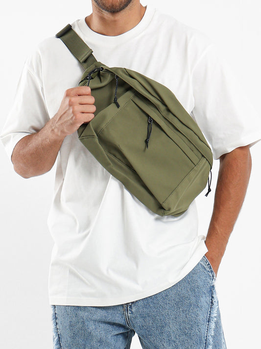 Crossbody Bag with Zipper Closure