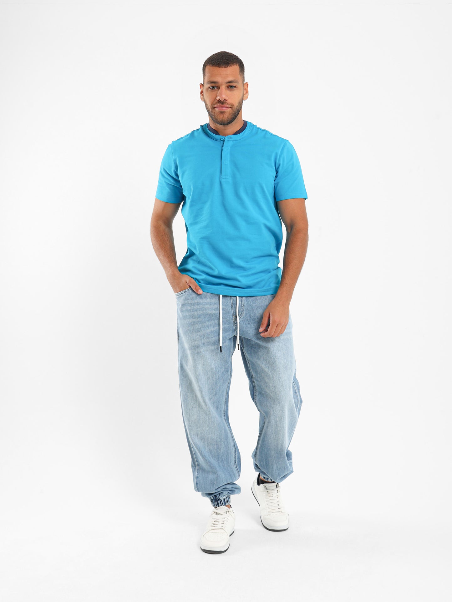 Baseball Collar Polo Shirt - Outlet