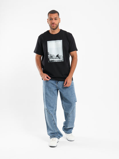 Organza Nature Front Print T-Shirt - Outlet