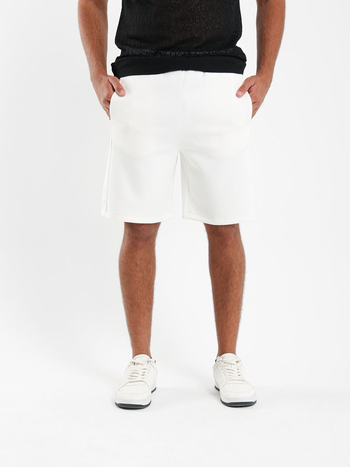 Solid Knitted Shorts