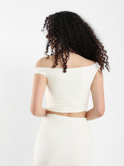 Textured Off Shoulder Top