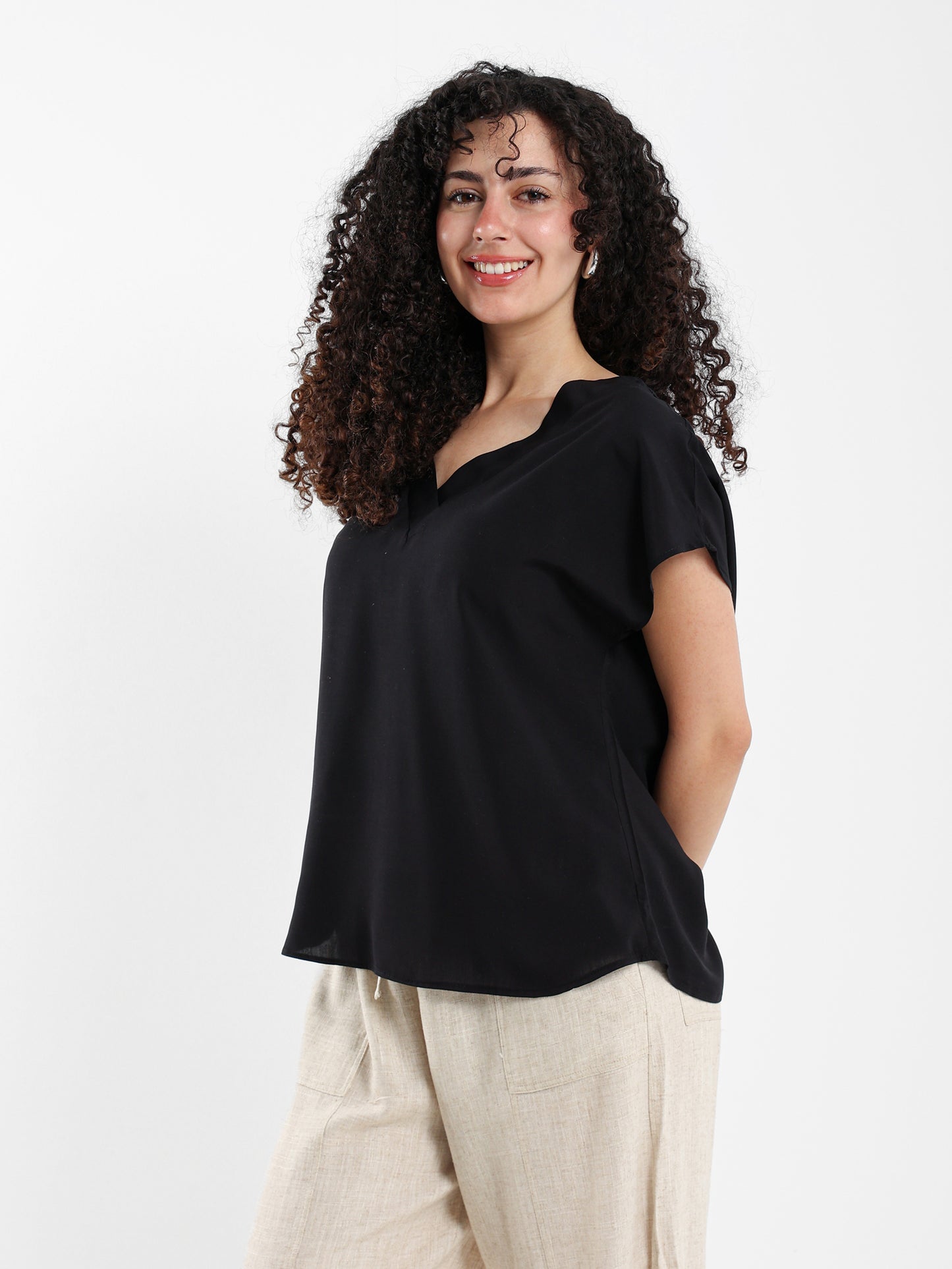 Cap Sleeves Top