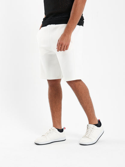 Solid Knitted Shorts