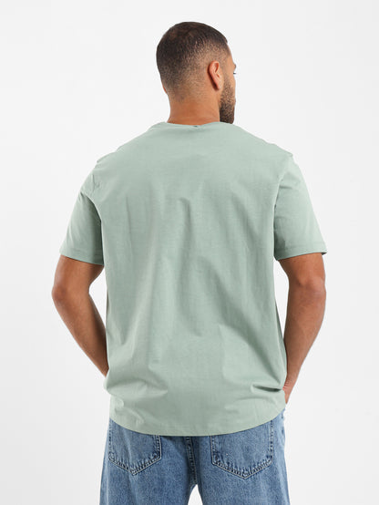 Moments Chest Print T-Shirt