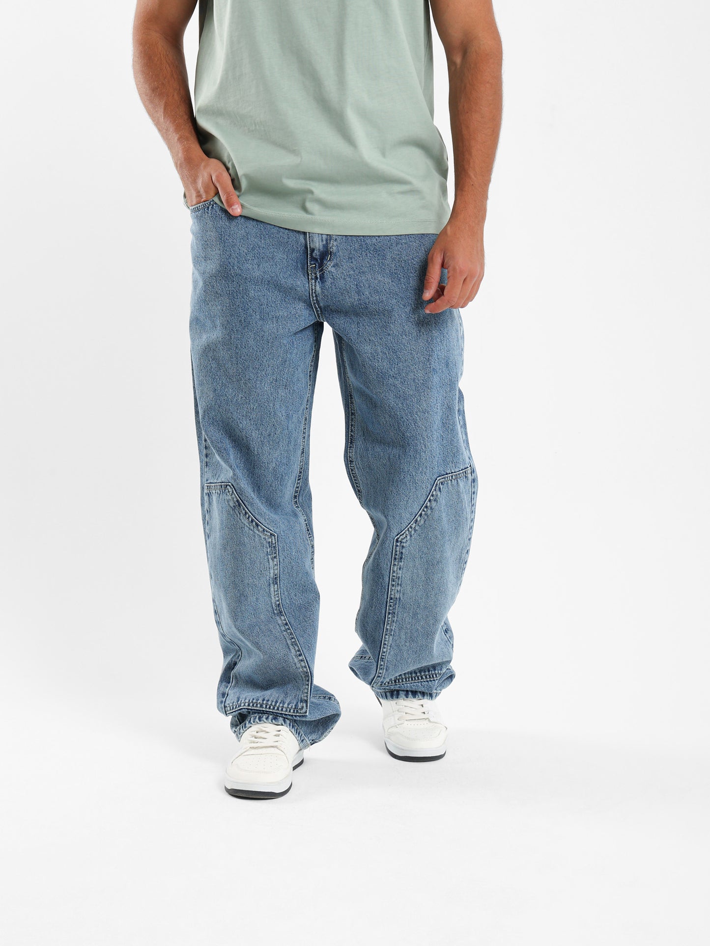 Cowboy-Cut Jeans Below Knee - Outlet