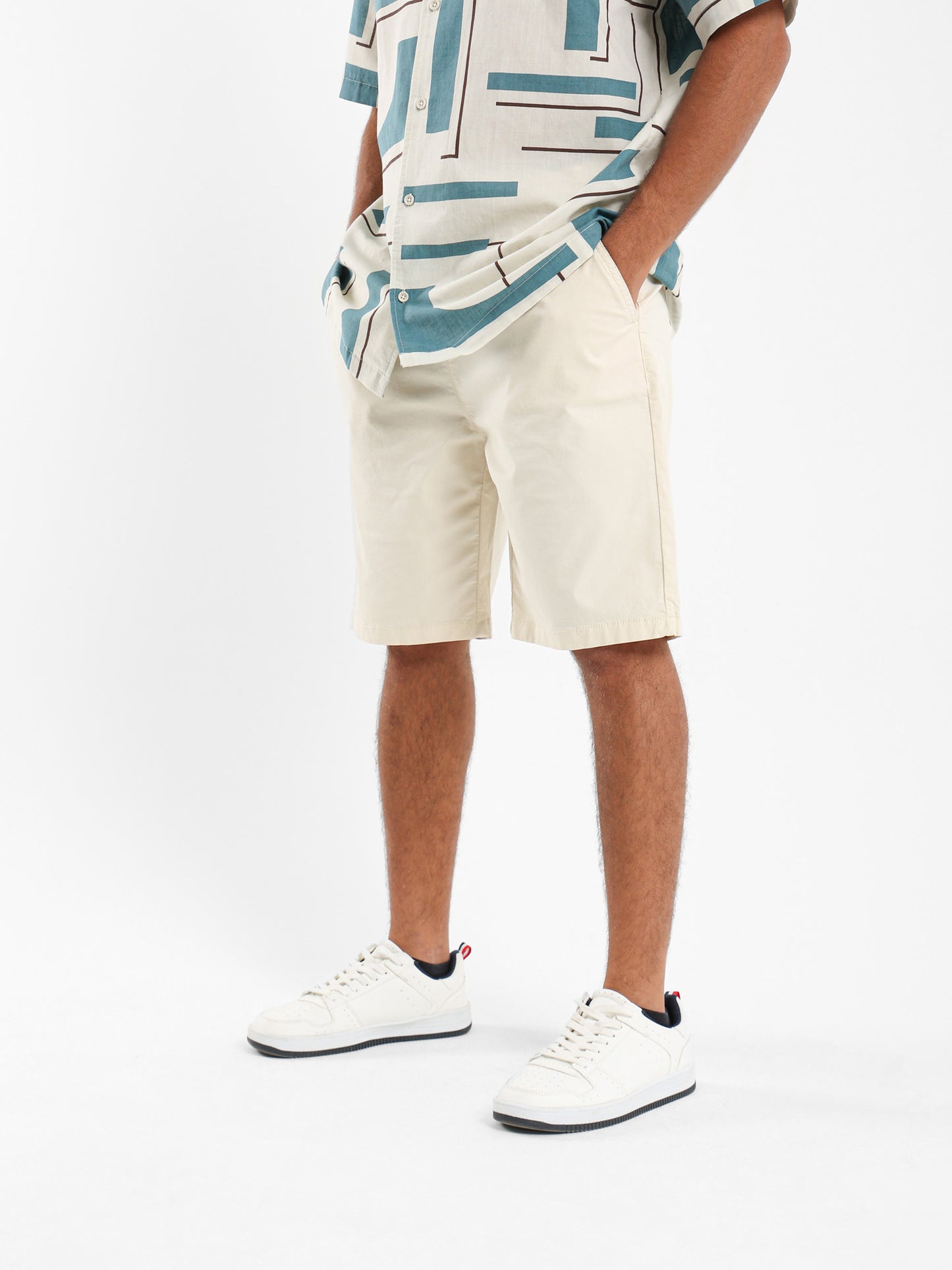 Shorts with Elasticated Waistband
