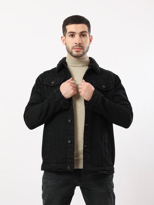 Jacket - Buttoned -Turn Down Neck