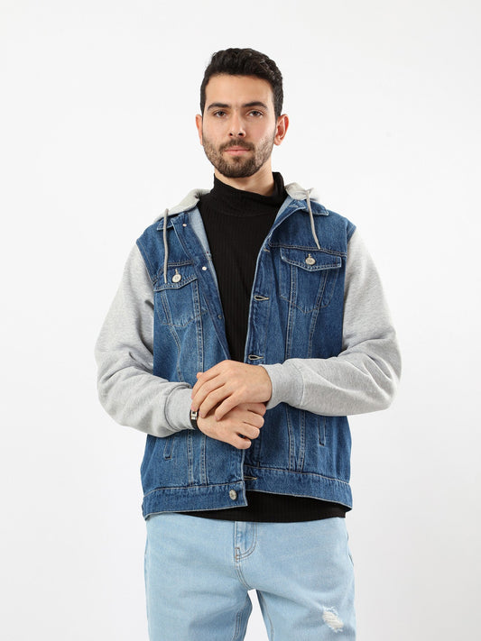 Jacket - Hooded - Button Closure