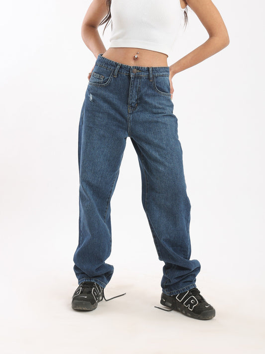 Jeans - With Pockets - Belt Loop