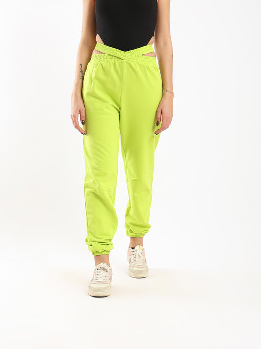 Pants - Elasticated Cut Out Waist