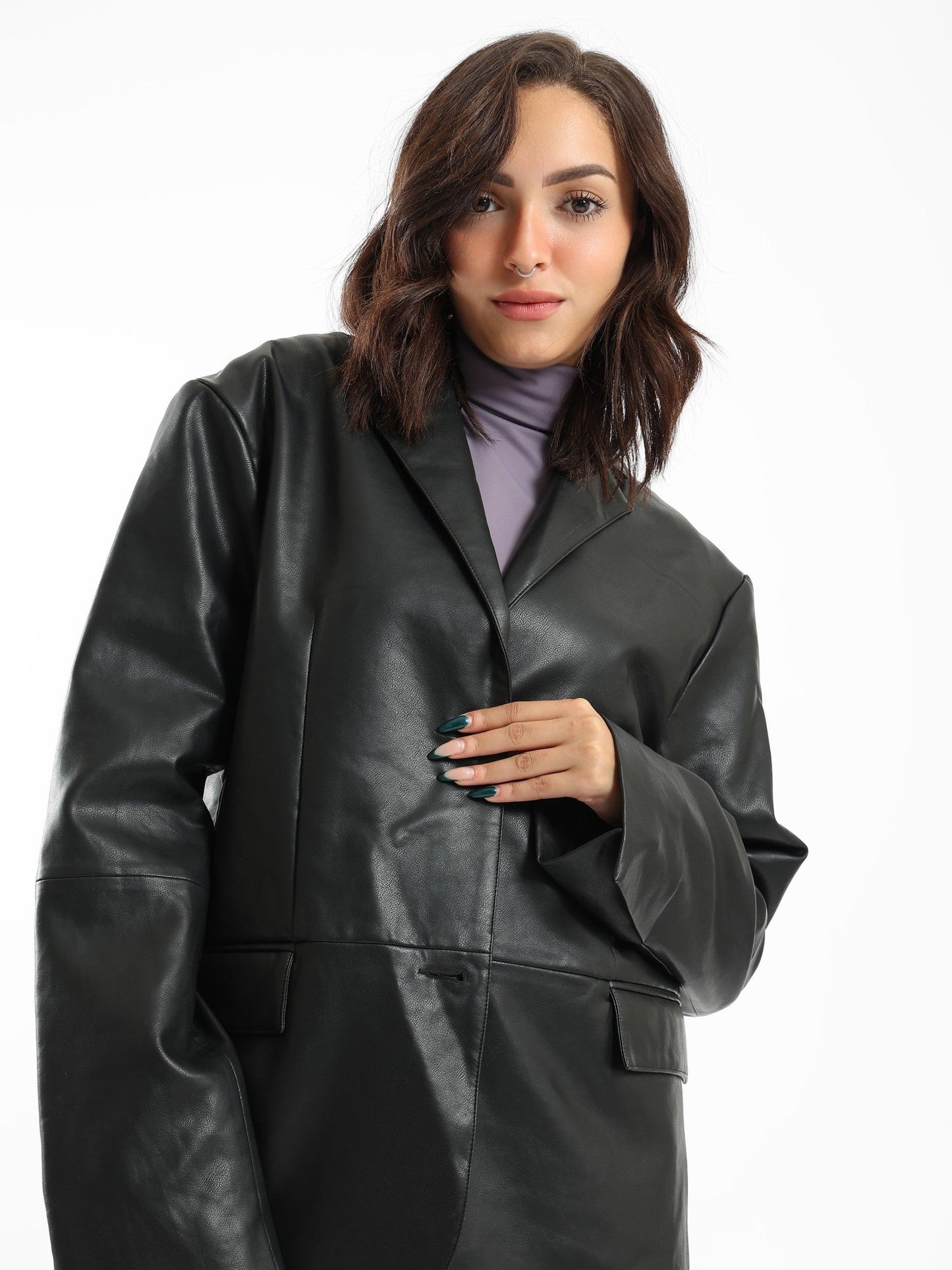 Shirt - Leather - Oversized