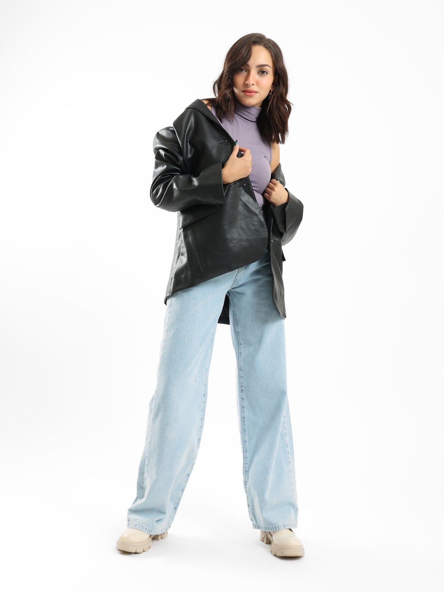 Shirt - Leather - Oversized