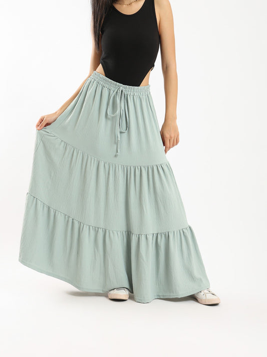 Skirt - Frill Detail - Elasticated Waist