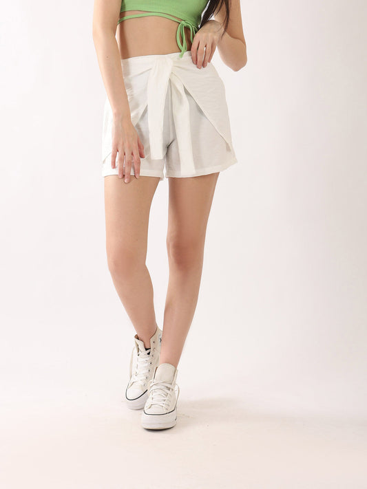 Skort - Lace-up - Plain