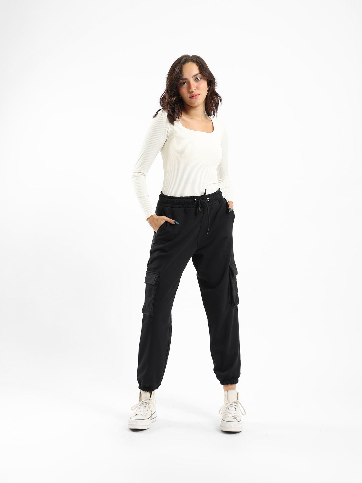 Sweatpants - Cargo - With Hem