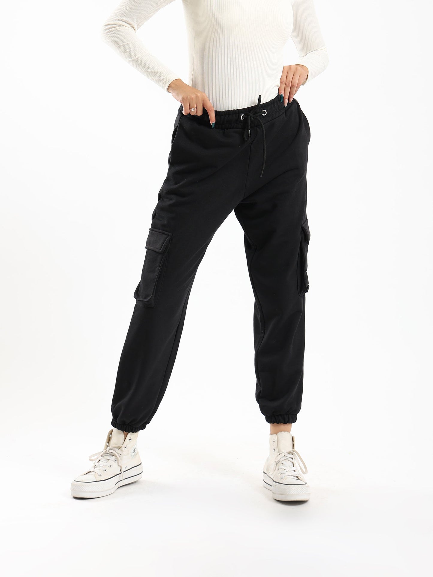 Sweatpants - Cargo - With Hem