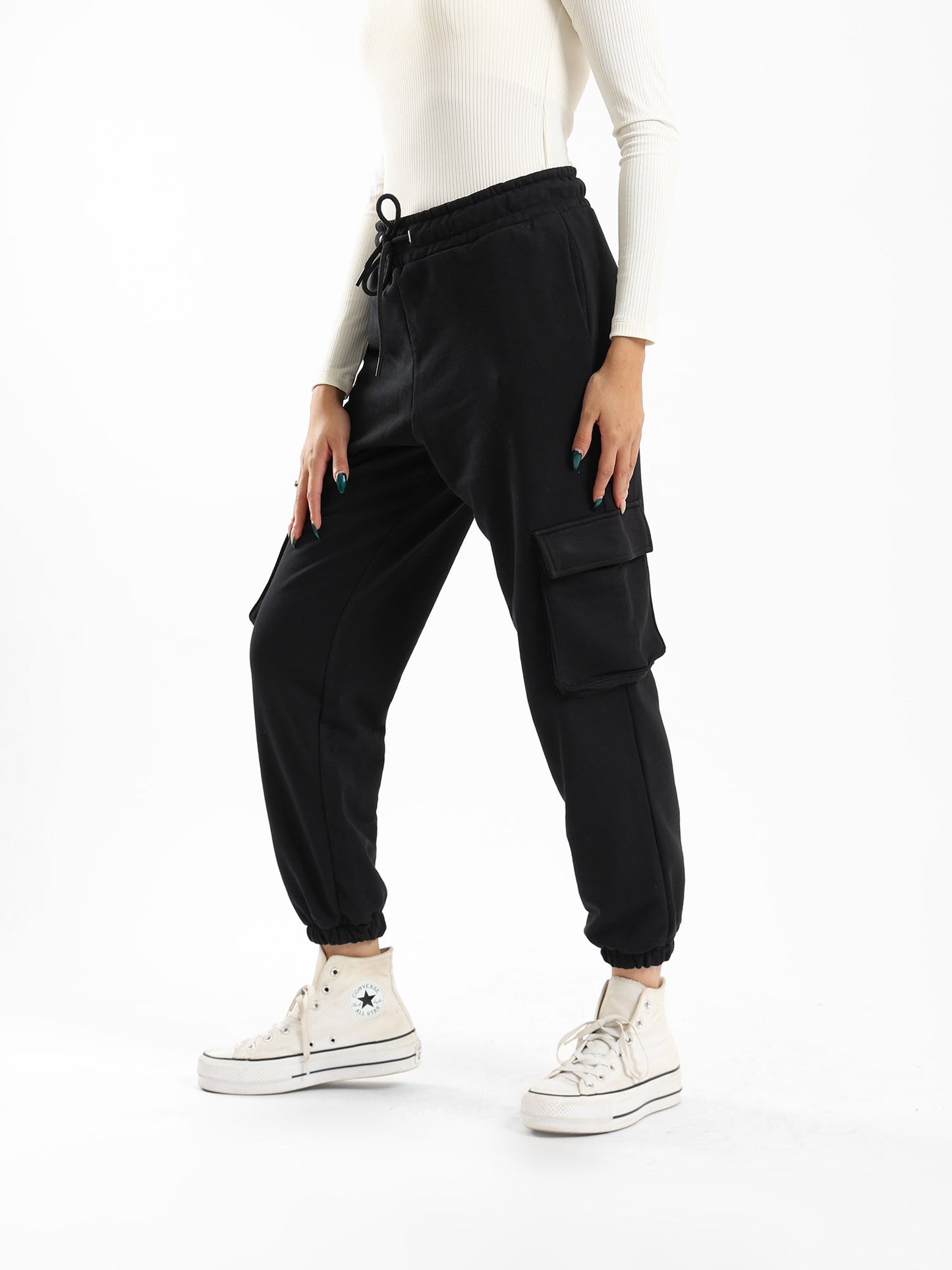 Sweatpants - Cargo - With Hem