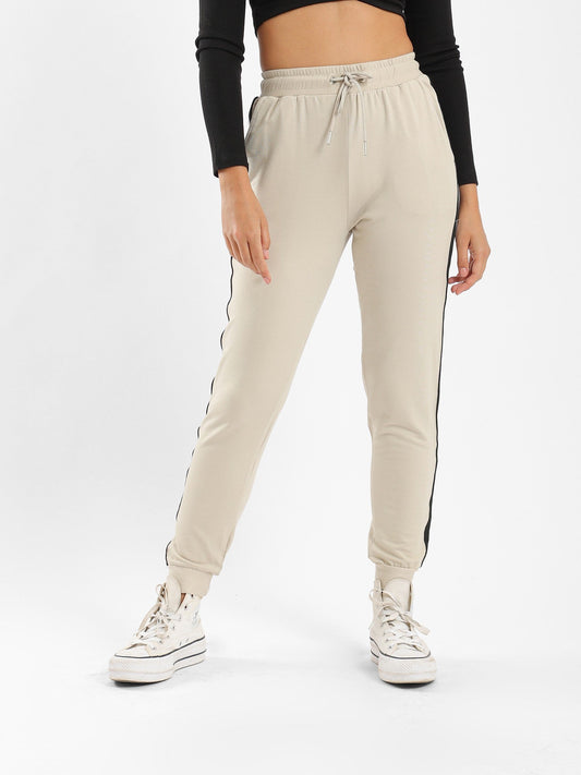 Sweatpants - Slim Fit - Side Strips