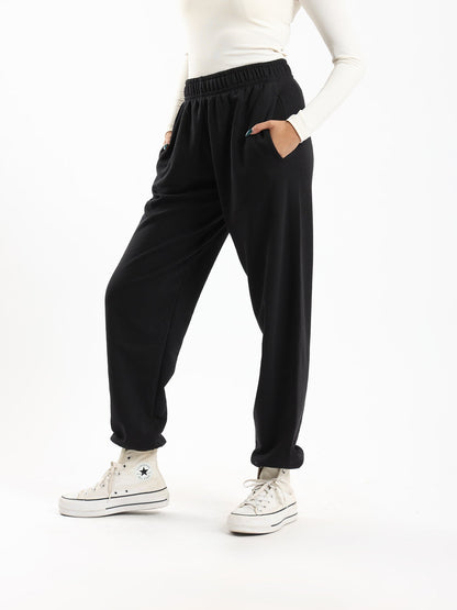 Sweatpants - Solid - With Hem