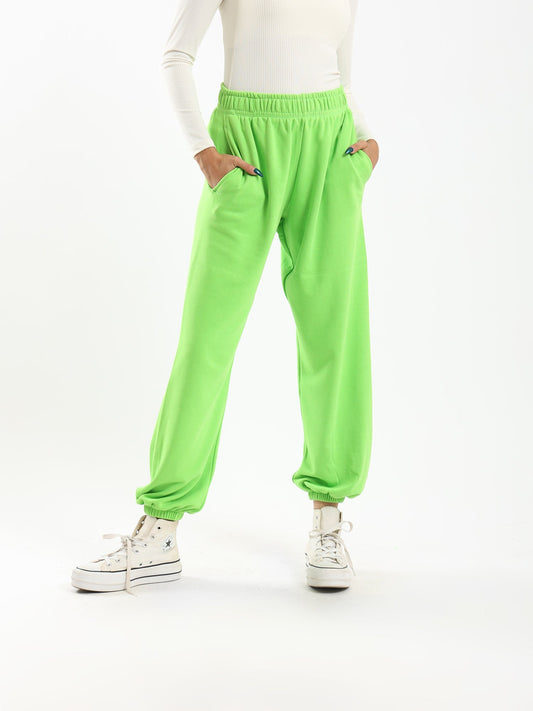 Sweatpants - Solid - With Hem