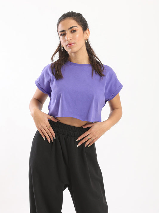 T-Shirt - Cropped - Loose Fit-