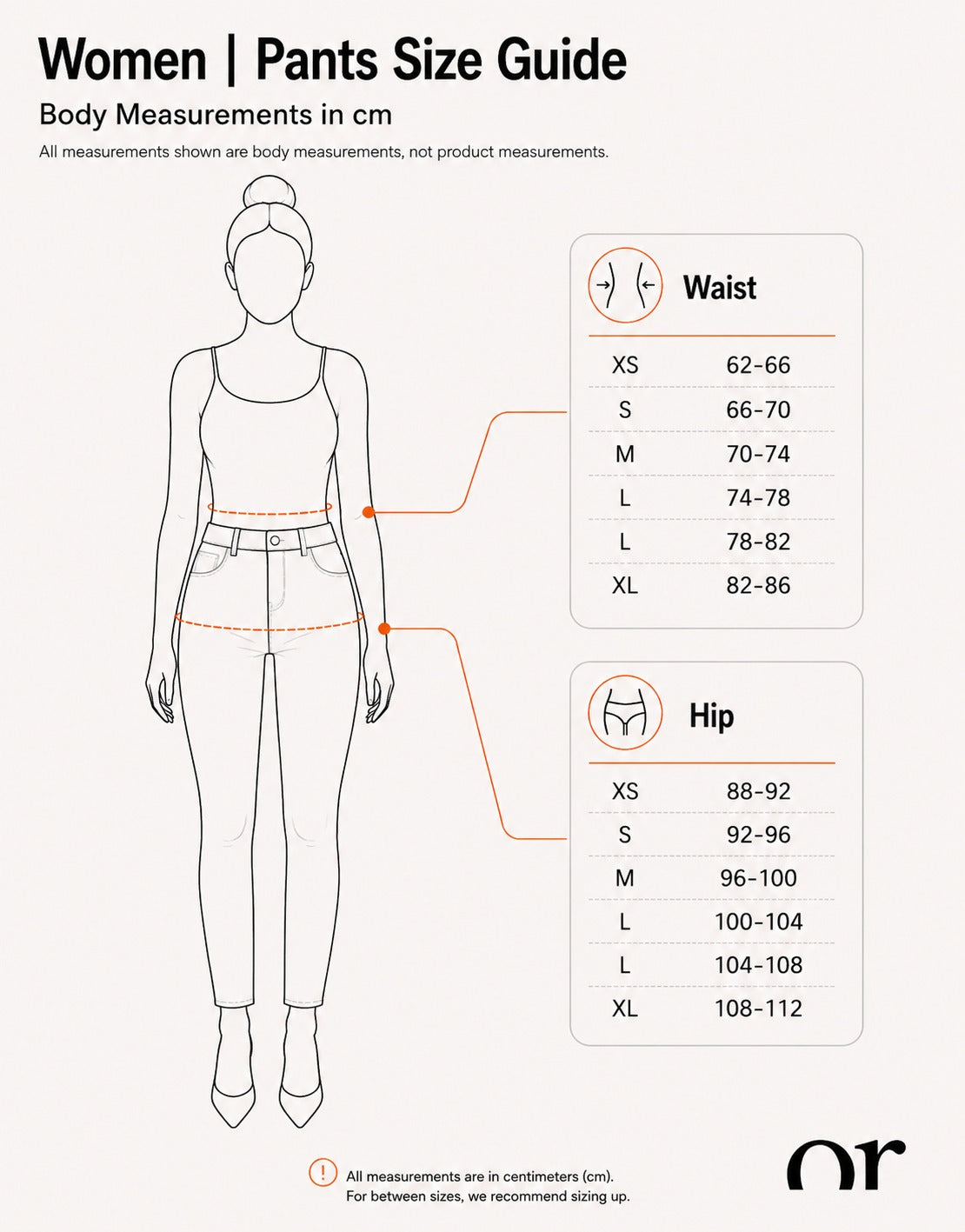 Women | Pants Size Guide
