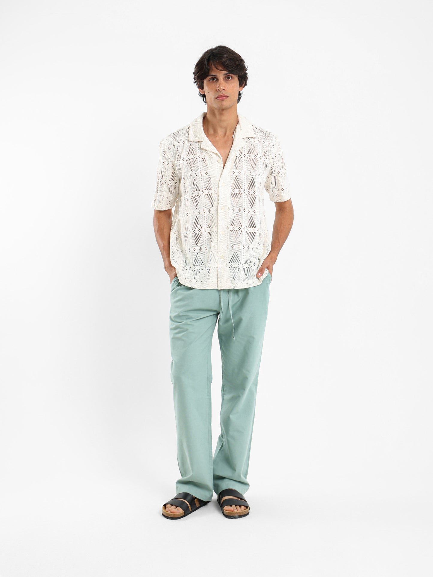 Perforated Textured Shirt
